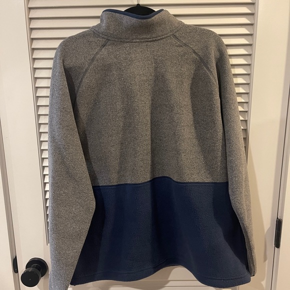 Women's LL Bean Colorblock Fleece Zip Pullover, XL, NWOT - Picture 2 of 3